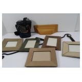 Leather Frames, Wooden shelf, Water Carrier Cold