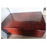 Large Wood Storage Chest-49x30x19"