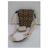 COACH Cross.Body Bag w/Leather Access.