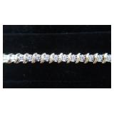10K Yellow Gold Diamond Bracelet