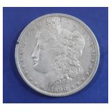1890 Morgan Silver Dollar