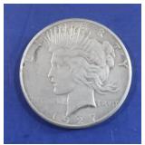 1927 Peace Silver Dollar