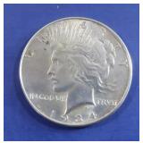 1934 Peace Silver Dollar