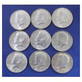 9-Kennedy 40% Silver Half Dollars 2-