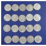 20-90% Silver Dimes(various years)