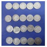 20-90% Silver Dimes(various years)