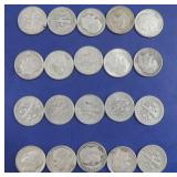 20-90% Silver Dimes(various years)