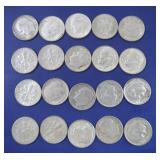 20-90% Silver Dimes(various years)