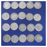 20-90% Silver Dimes(various years)