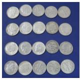 20-90% Silver Dimes(various years)