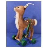 STEIFF 2009 Ornament-Fawn on Wheels681417 NIB/Cert