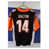 Official NFL Stitched Bengals Jersey#14 Dalton