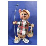 Collector Annalee Fishing Mouse-