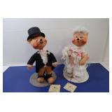 Annalee Collector Series-Bride&Groom #2234/2326