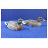 2 Mallard Ducks-1 signed Henry D. Leonard,