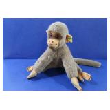 STEIFF Monkey Classic  0079/03 Tag w/Button 8" Tan