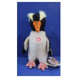 STEIFF 2006 Penguin-Hippie Classic10" Blk/Wht/Gold