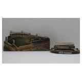 3 Rivers Stadium & Forbes Field mini replicas
