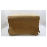 Padded Foot Stool on Wheels-22x16x15