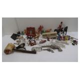 Western Toy Lot-Horses, Cowboys, Cap Gun &more