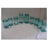 Mason Jars-Blue-7 pt., 2 qt.