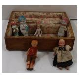 Antique Chalkware Dolls & Antique Boy