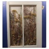 Vintage Window Frame Shadow Box