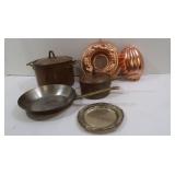 Copper Cookware w/Lids, Copper Molds