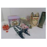 Basket, Candle Holders &more