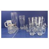Various Size Beer Glasses-Lot