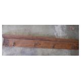 Vintage Wooden Coat Rack-54x7x3"