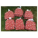6 Chair Cushions-Like New-17x17x2"