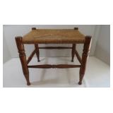 Wicker Type Wooden Stool
