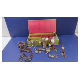 Costume Jewelry, Button Covers, Watches & more