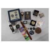 NIP 2007 US Open Hat Clip Set,2001 Steelers Inaug.