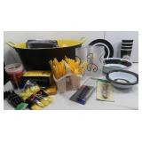 Pittsburgh Steelers Party Lot-Plasticware &more