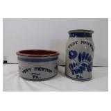 2 West Newton Collectible Crocks