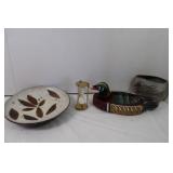 Duck Bowl, Brass Hour Glass & mroe