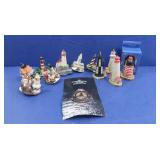 4 Pcs LIghthouse Collection & Lighthouse Ornament
