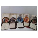 5 Knowles Collector Plates w/COA