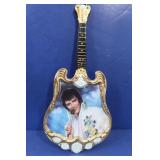 NIB Bradford Exchange Elvis Guitar Wall Hanger