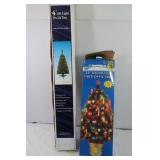 32" Decorated Fiber Optic Tree&4
