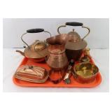 Various Copper Kitchen Items-Lot