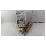 NIB Alfa 10 Meat Grinder, Vintage Rolling Pins