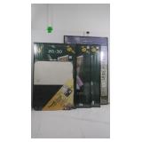 4 Poster Frames & 1 Message Board
