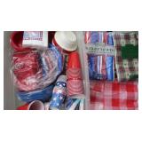 Picnic Table Covers, Plasticware, Dishes & 2.5