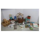 Misc Lot-Koozies, Bagel Cutter, Baskets & more