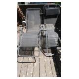 2 Zero Gravity Outdoor Chairs