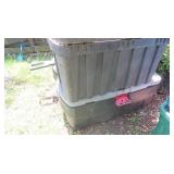 2 Large Storage Totes-34"Lx20"H, 40"Lx14"H