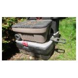 2 Large Storage Totes-30"Lx15"H, 40"Lx14"H